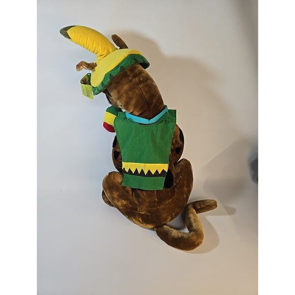 2003 Large Scooby-Doo Mexican Fiesta Sombrero Maraca and Poncho Plush 27" - Picture 4 of 8